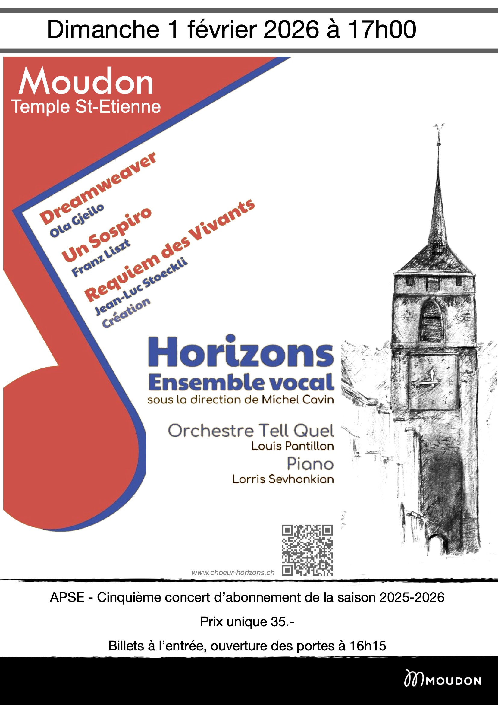 Affiche Concert Horizons